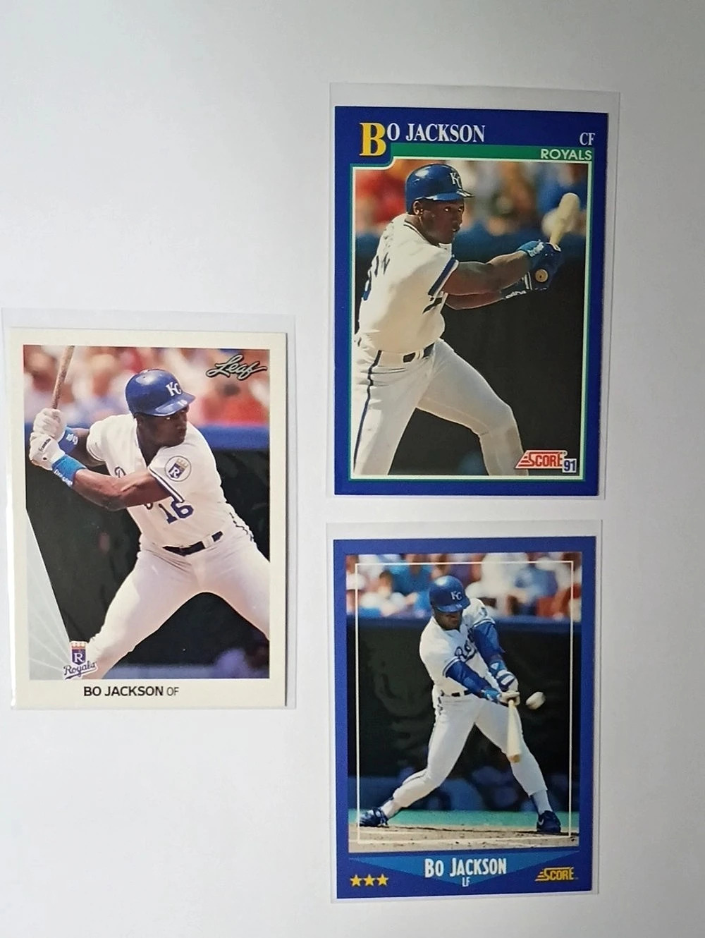 Score Bo Jackson baseball cards Baseball Card Lot
